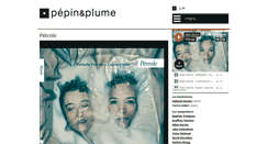 Desktop Screenshot of pepinetplume.com