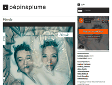 Tablet Screenshot of pepinetplume.com